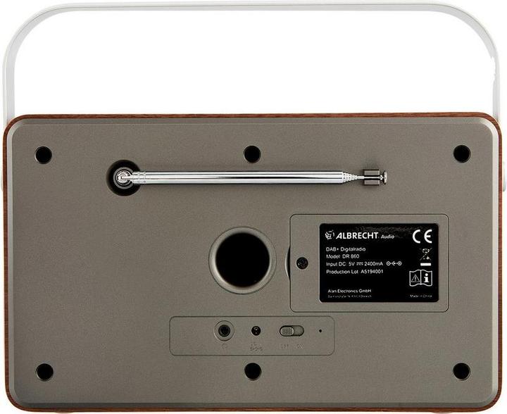 Actual product image Albrecht DR 860 Senior (DAB+, FM)