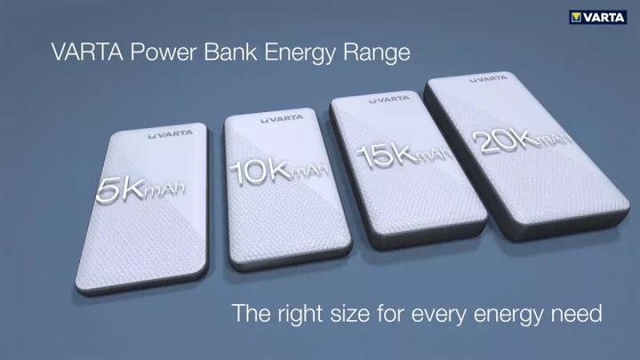 Actual product image Varta Energy (10000 mAh, 15 W, 37 Wh)