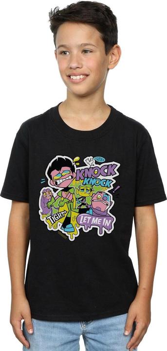 Immagine prodotto Teen Titans Go Knock Knock Maglietta Ragazzi (128)