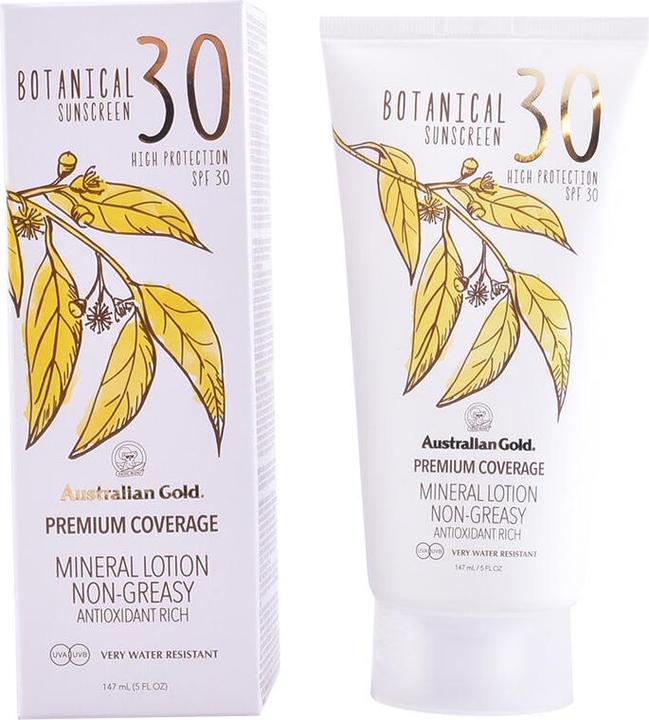 Produktbild Australian Gold Botanical Sunscreen Lotion SPF 30 147 ml (Sonnenlotion, SPF 30, 147 ml)
