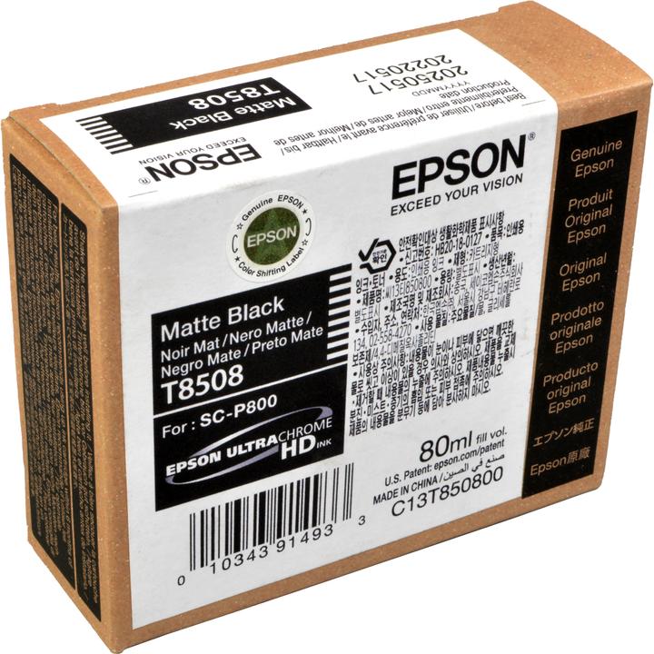 Image du produit Epson T8508 UltraChrome HD (MBK)