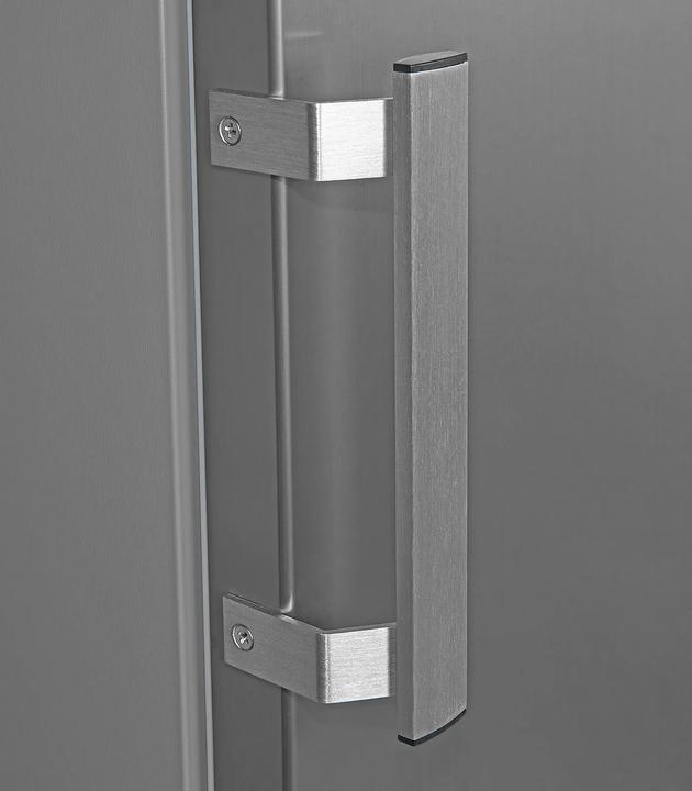 Actual product image Exquisit GS231-NF-H-010D inoxlook, freezer (freestanding) (Stand-alone, 161 l)