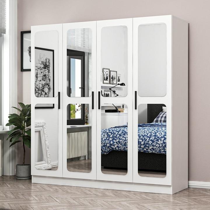 Immagine prodotto Skye Decor Kale Mirror Four Door Wardrobe