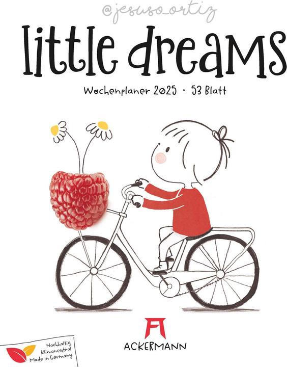 Actual product image Little Dreams - Weekly planner calendar 2025 (German)