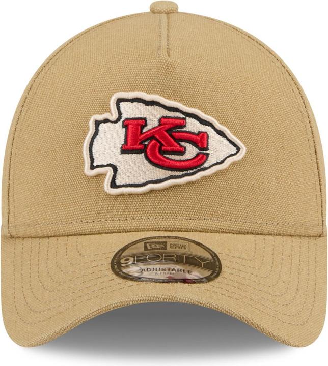 Produktbild New Era A-Frame Trucker Leinen Cap Kansas City Chiefs beige (One Size)