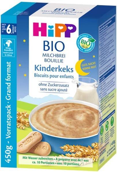 Immagine prodotto Hipp bonne nuit bouillie bio biscotti per bambini pdr (450 g)