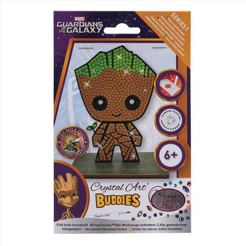 Actual product image Craft Buddy Groot, Crystal Art Figure approx. 11x8cm