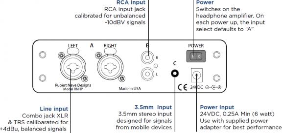 Actual product image Rupert Neve Designs Neve RNHP hoofdtelefoonversterker