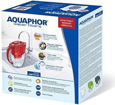 Immagine prodotto Aquaphor Caraffa filtrante Amethyst 2,8 l + 3 inserti (colore grigio)