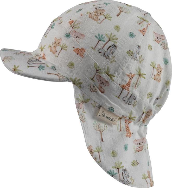 Produktbild Sterntaler Sommermütze mit Nackenschutz Tierbabys Ecru Gr. 49 (49)