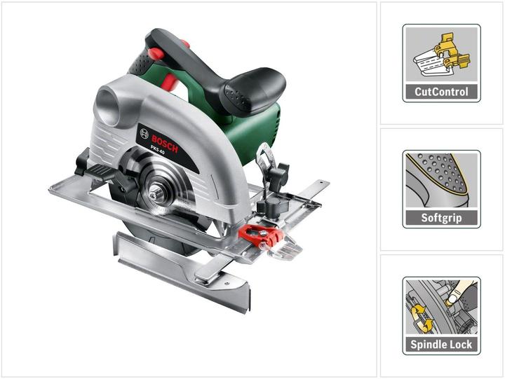 Actual product image Bosch Home & Garden PKS 40 portable circular saw, with Optiline Wood circular saw blade