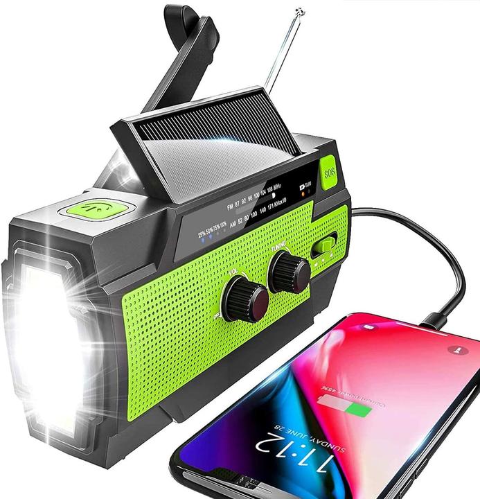 Image du produit Yikanwen Radio solaire (FM, AM)
