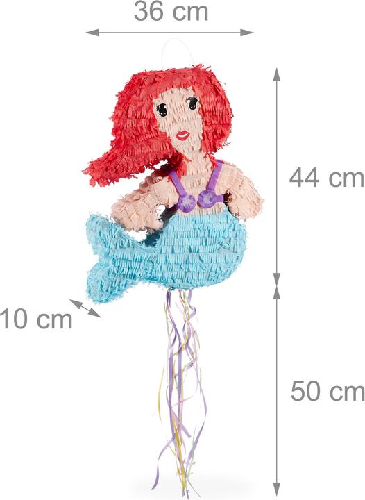 Image du produit Relaxdays Piñata Sirène