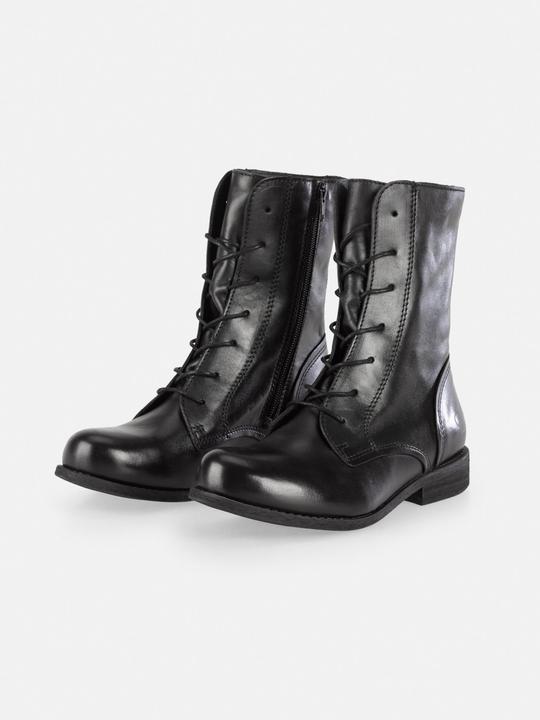 Produktbild Felmini Wide Fit W103 Schnürstiefel aus echtem Leder, mit Innenreissverschluss und niedrigem Absatz. (37)