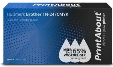 Produktbild Huismerk Brother TN-247CMYK Toner 4-kleuren Voordeelbundel