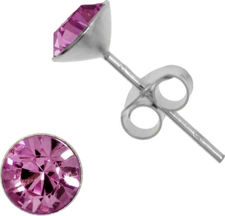 Bijouteria Ohrstecker (Silber 925, Kristall)