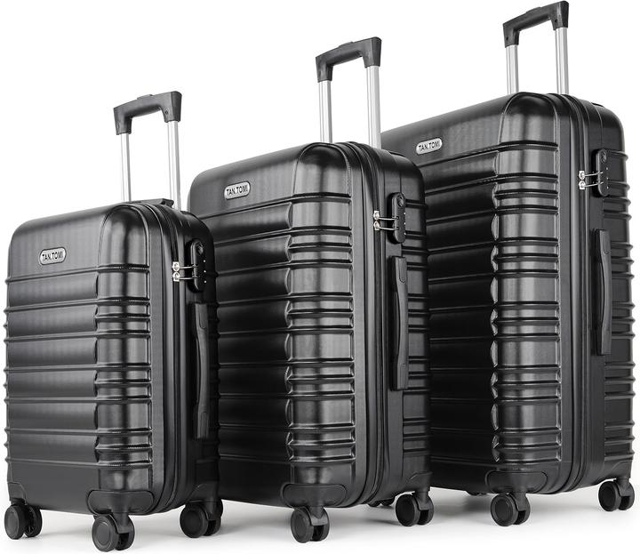 MoFut 3-teiliges Hartschalen-Koffer-Set (95 l, M (50 - 90l), L (90 - 115l), XL (ab 115l))