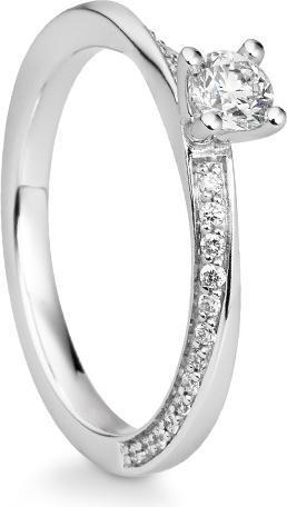 Produktbild Breuning RING - BRILL. 0,343 Ct. H/si (49, 750/18 K Gold)