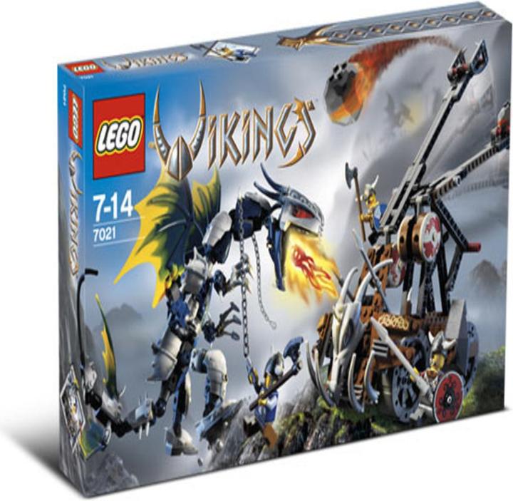 Immagine prodotto LEGO 7021 - Doppia catapulta vichinga contro il drago corazzato Ofnir (7021, LEGO Wicked)