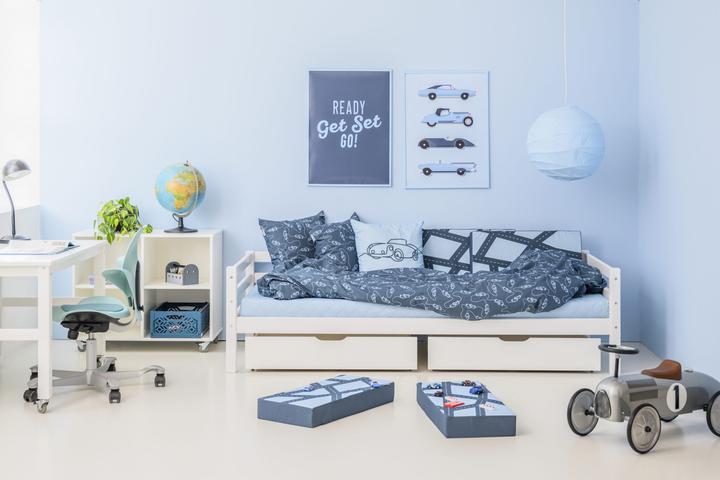 Image du produit Hoppekids CARS, linge de lit pour enfants 140x200cm et 63x60cm, ORION BLUE