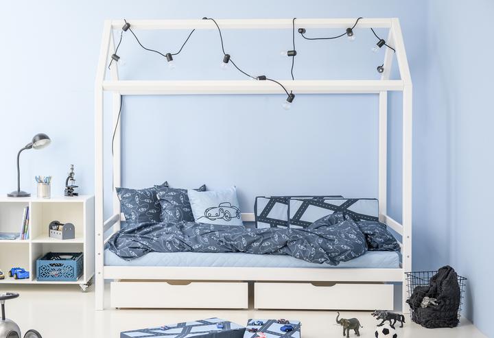 Image du produit Hoppekids CARS, linge de lit pour enfants 140x200cm et 63x60cm, ORION BLUE