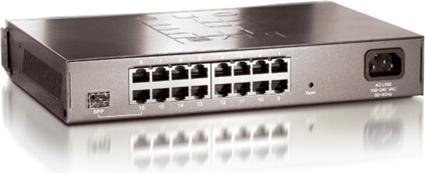 Produktbild LevelOne GSW-1641, 16 Port Gigabit Switch, SFP, Smart (16 Ports)