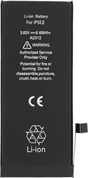 OEM - Smartphone Battery (14520) - iPhone SE 2, SE 2020 - 1821mAh - Black