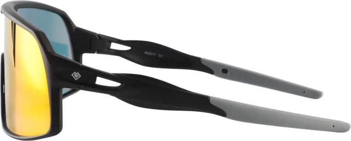 Actual product image Loven Fahrradbrille Erwachsene UV400 (Black, Red)