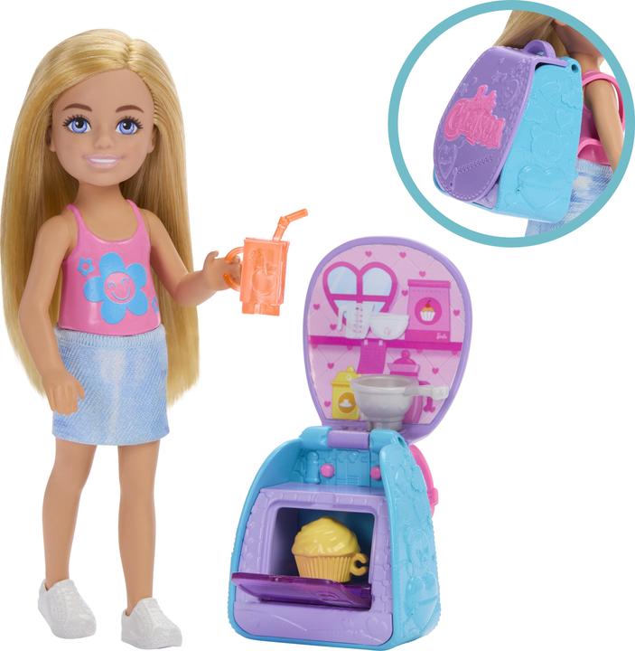 Actual product image Barbie Chelsea cupcake backpack