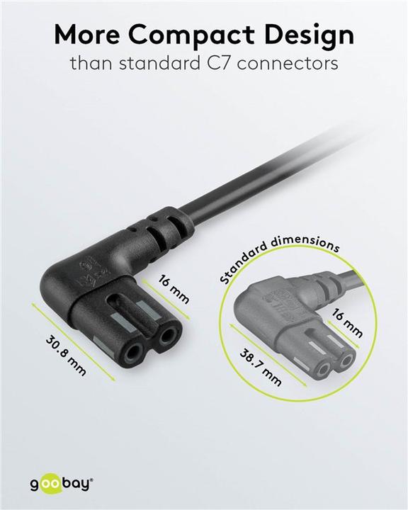 Produktbild Goobay CEE 7/16 – C7 (5 m)
