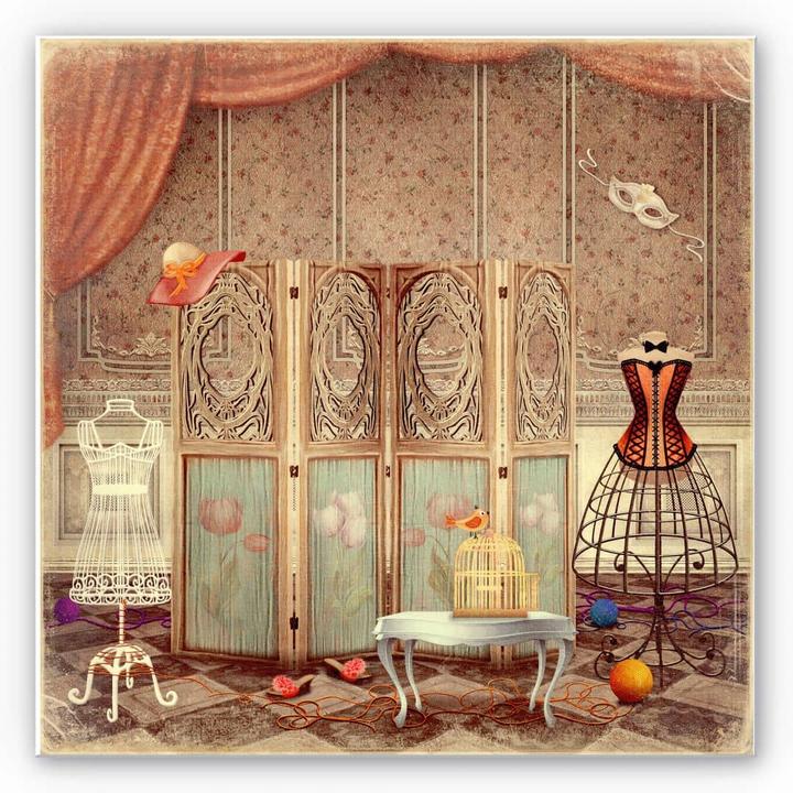 Produktbild Trenddeko Ankleidezimmer einer Prinzessin (30 x 30 cm)