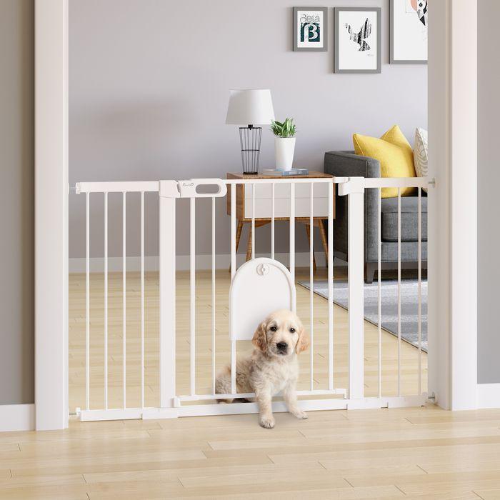 Image du produit Swisshandel24 Barrière de sécurité de porte / Barrière d'escalier (75 cm)