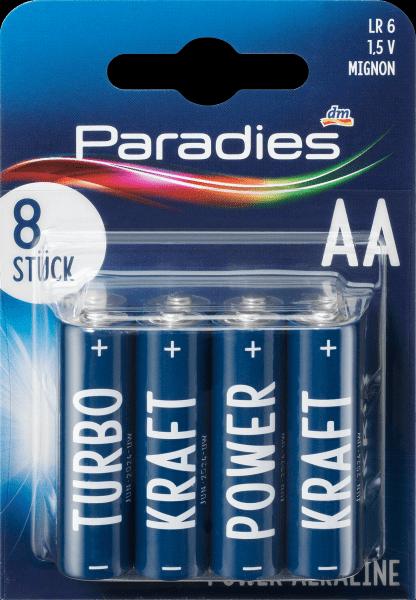 Produktbild Paradies Batterien Power Alkaline Mignon AA (8 Stk., AA)
