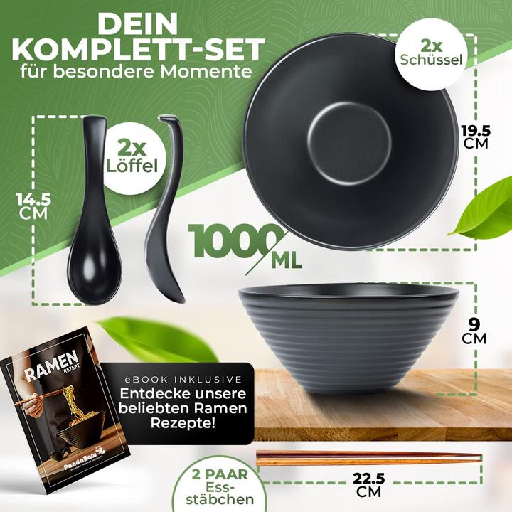 Produktbild PandaBaw Ramen (19.50 cm, 1 l, 2 x)