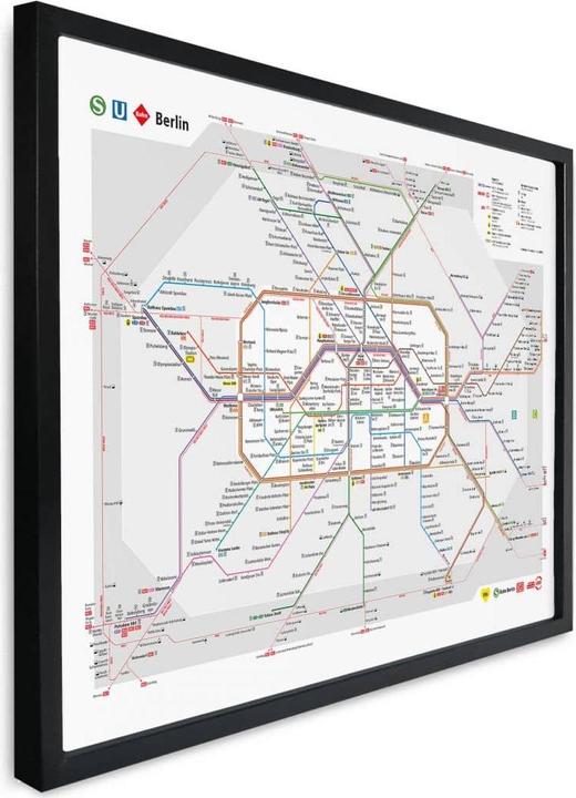 Produktbild BVG Berlin - Netzplan Berlin (150 x 120 cm)