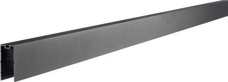 Actual product image Csdk SL Aluminium profile sort, 2,4 meter, Hybrid moduler clickes i, flere forskellige låg og endestykker