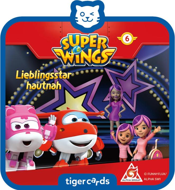 Actual product image Tigermedia tigercard - Super Wings - (6) Favourite star close up