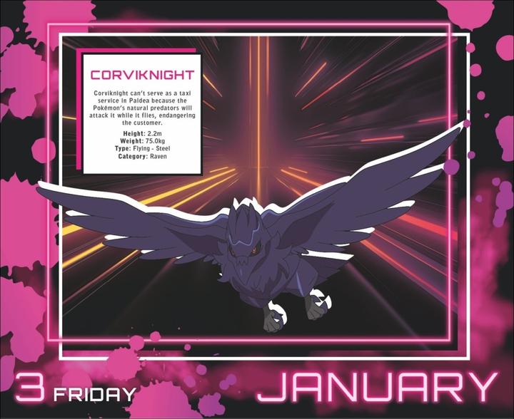 Productafbeelding Pokémon Dagelijkse Vertrekkalender 2025 (Engels)