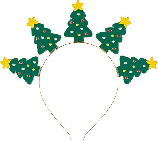 Image du produit Partydeco Bandeau Arbres de Noël, 23x20 cm, mix (1 pkt / 1 pc.) (1 x, 23 x 20 cm)