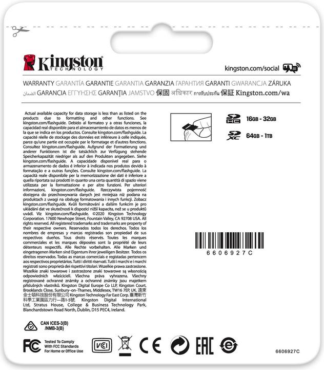 Produktbild Kingston Canvas Select Plus (512 GB, SDXC, U3, UHS-I)