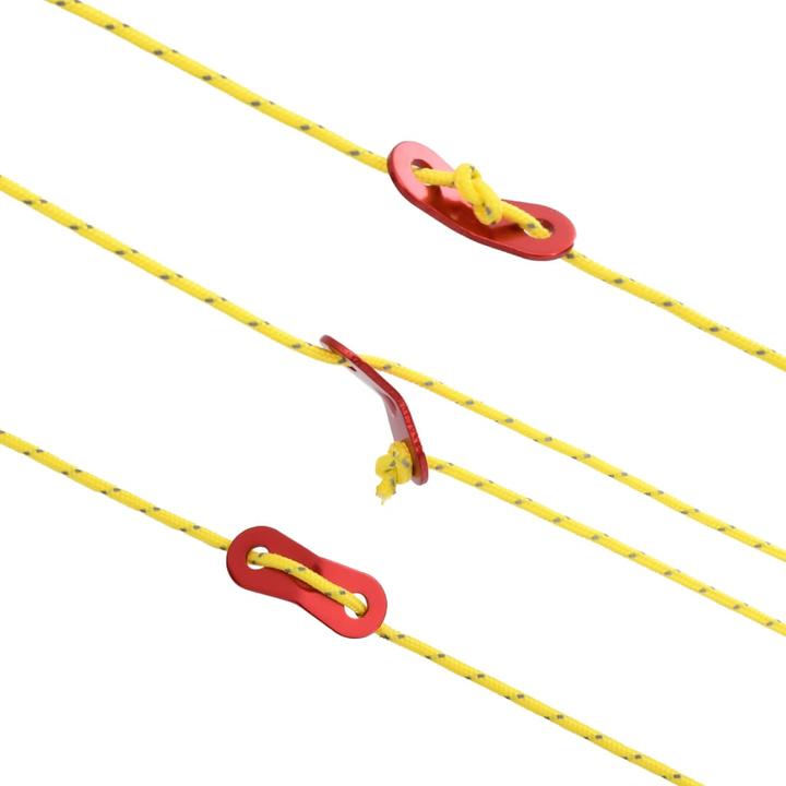 Actual product image VidaXL Tent rope Reflective with rope tensioners 50 m 4 mm