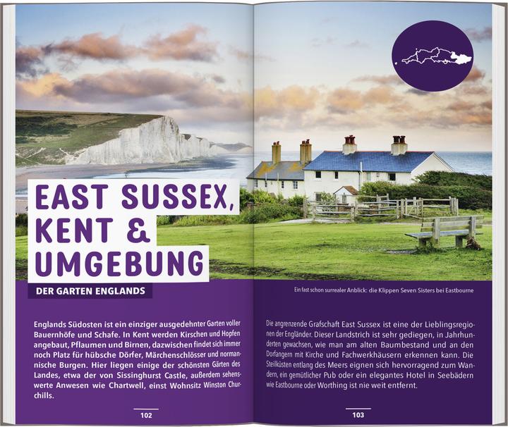 Produktbild Reiseführer Südengland, Cornwall bis Kent (Deutsch, Michael Pohl, 2024)