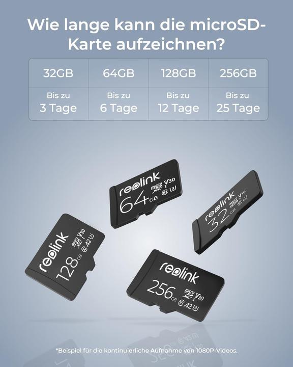 Actual product image Reolink MicroSD (32 GB, microSDHC, U1, UHS-I)