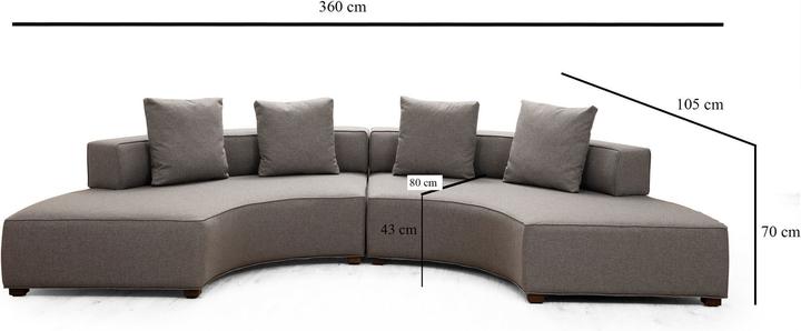 Actual product image Atelier del Sofa Lilliana (Corner sofa)