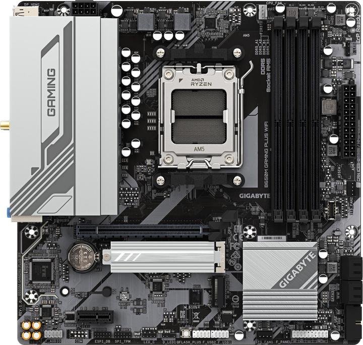 Image du produit Gigabyte B650M Gaming Plus WIFI (AM5, AMD B650, mATX)
