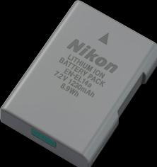Actual product image Nikon EN-EL14a (Rechargeable battery)