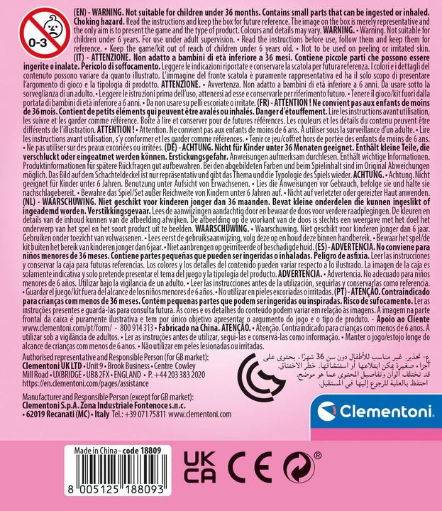 Immagine prodotto Clementoni 18809 Crazy Chic - Ombretto Lovely: Panther - Ombretto make-up, sicuro e ipoallergenico