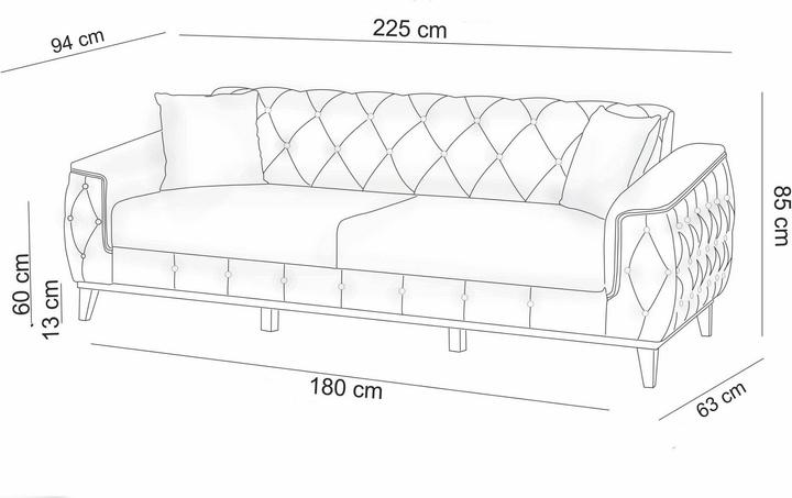 Image du produit Atelier del Sofa Gary (3 places)