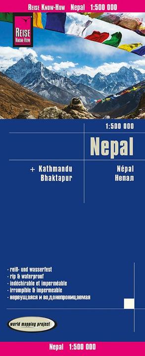 Produktbild Landkarte Nepal (1:500.000)