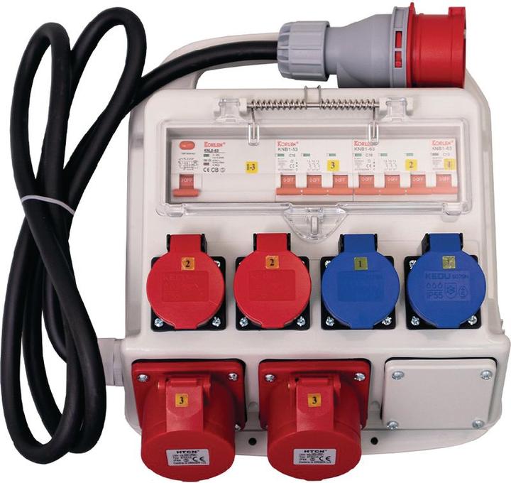 Ekström Baustromverteiler (2 x, Typ 13, Typ 25)